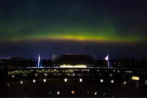 Aurora Boreal pode ser vista de Green Bay